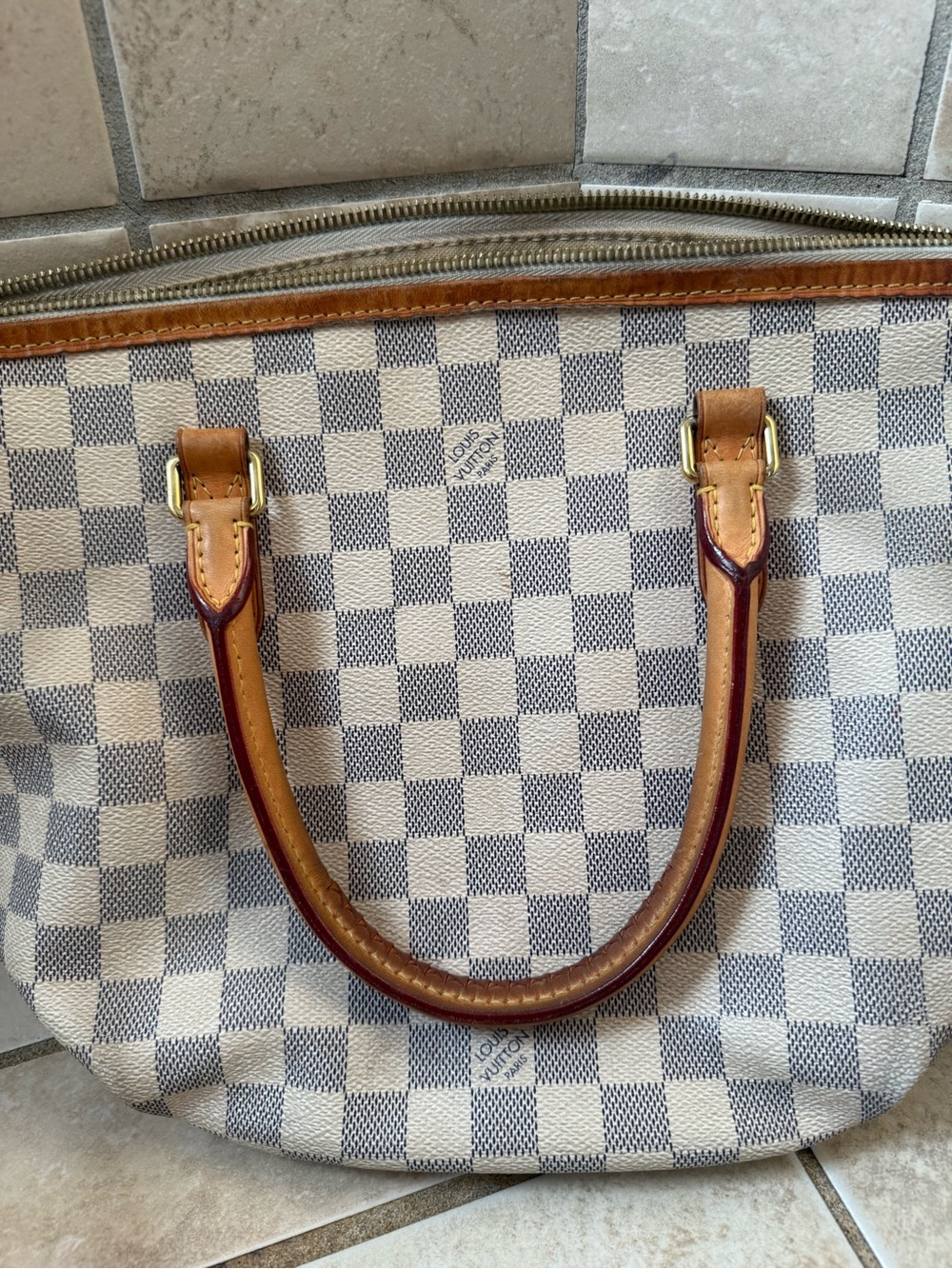 Authentic Louis Vuitton Damier Azur Riviera PM Vintage - Picture 2 of 9